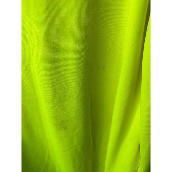 Dickies Genuine Mens Size 3XL Long Sleeve Neon Yellow Shirt Moisture Wicking - Picture 4 of 8